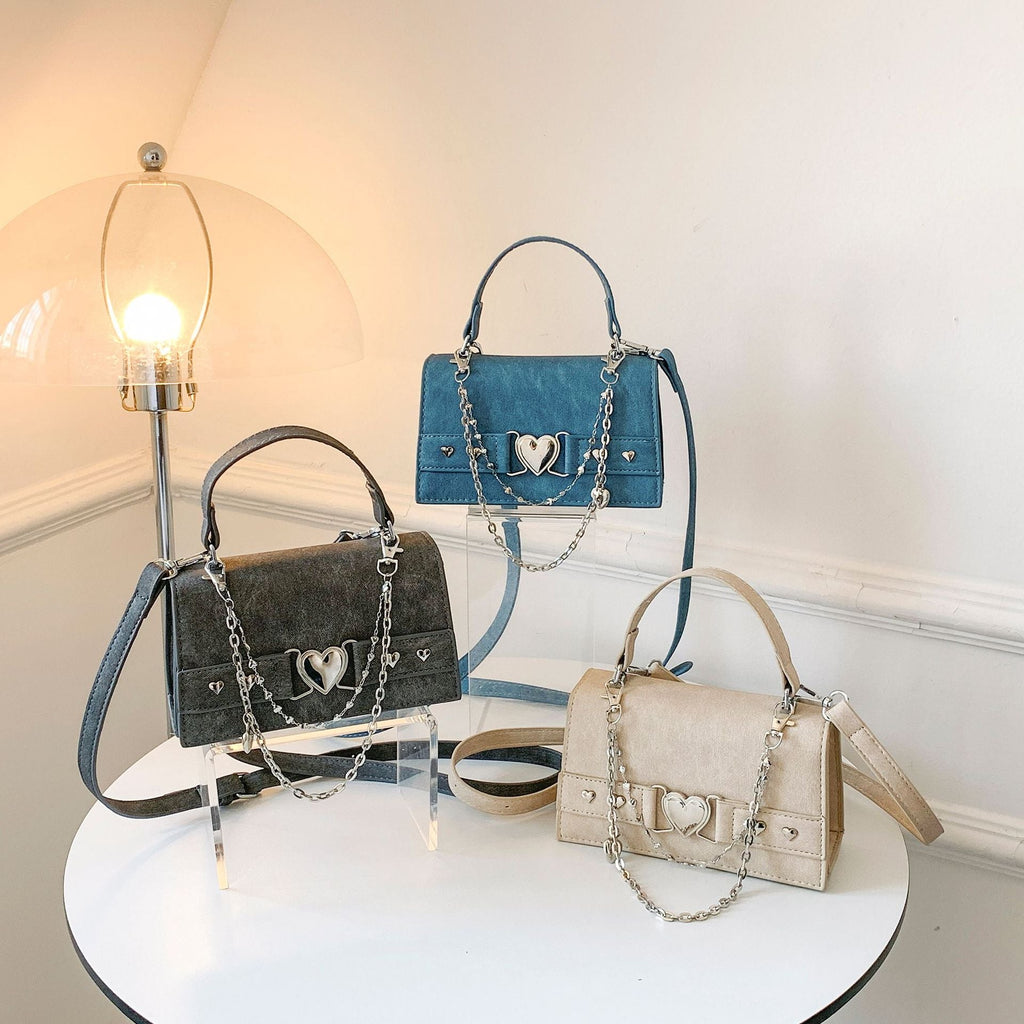 Women's Autumn Fashion Love Chain Shoulder Bag-1