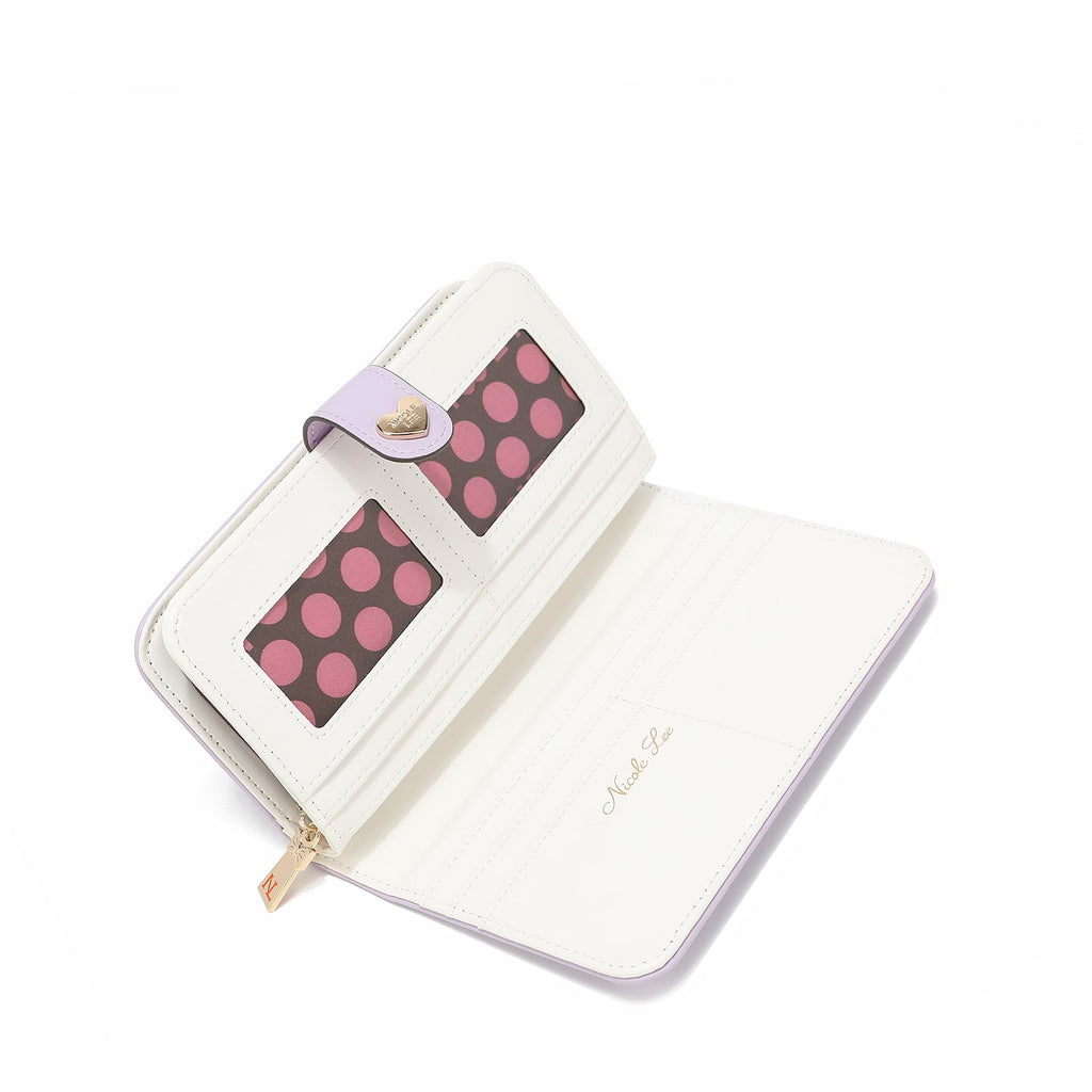 CARTERA FASHION "FLORAL" CON CREMALLERA-3