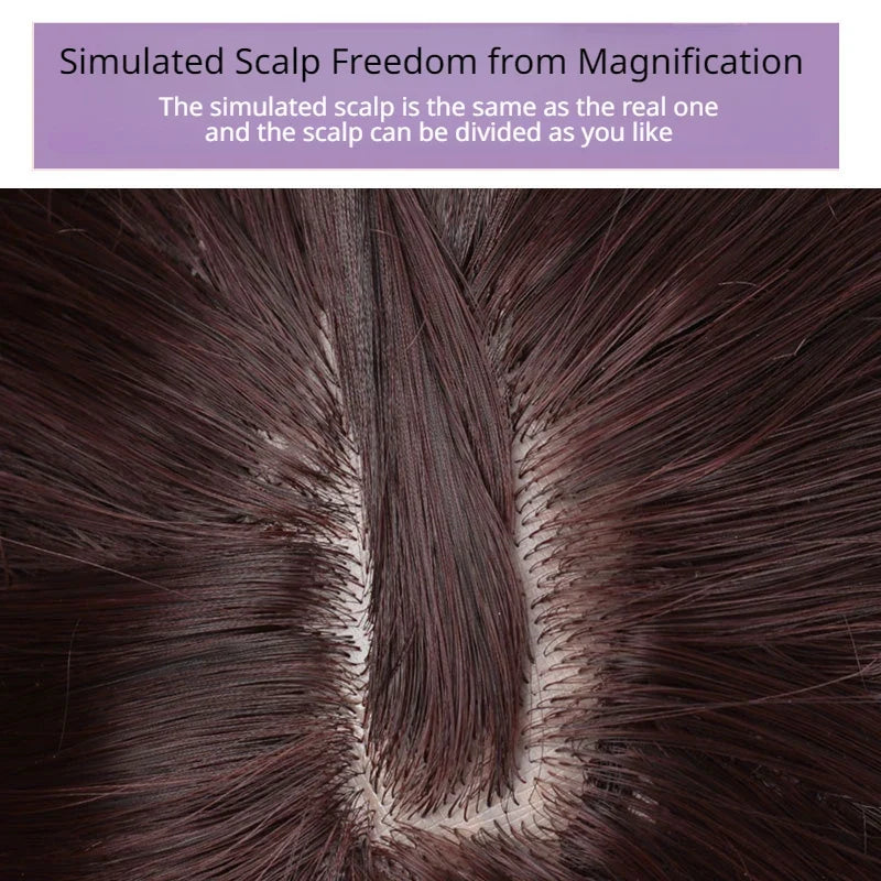 Fashion Curly Topper Clip in Hairpiece for Women-3