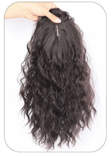 Fashion Curly Topper Clip in Hairpiece for Women-5