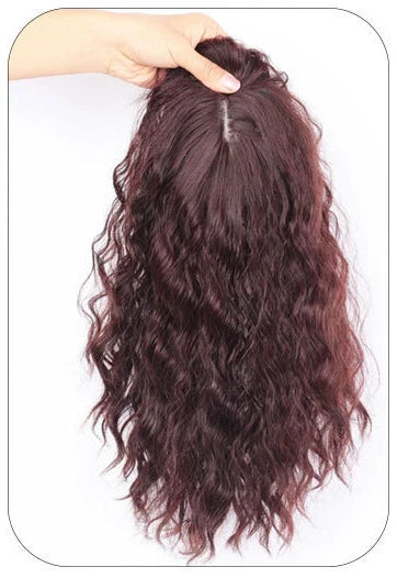 Fashion Curly Topper Clip in Hairpiece for Women-6