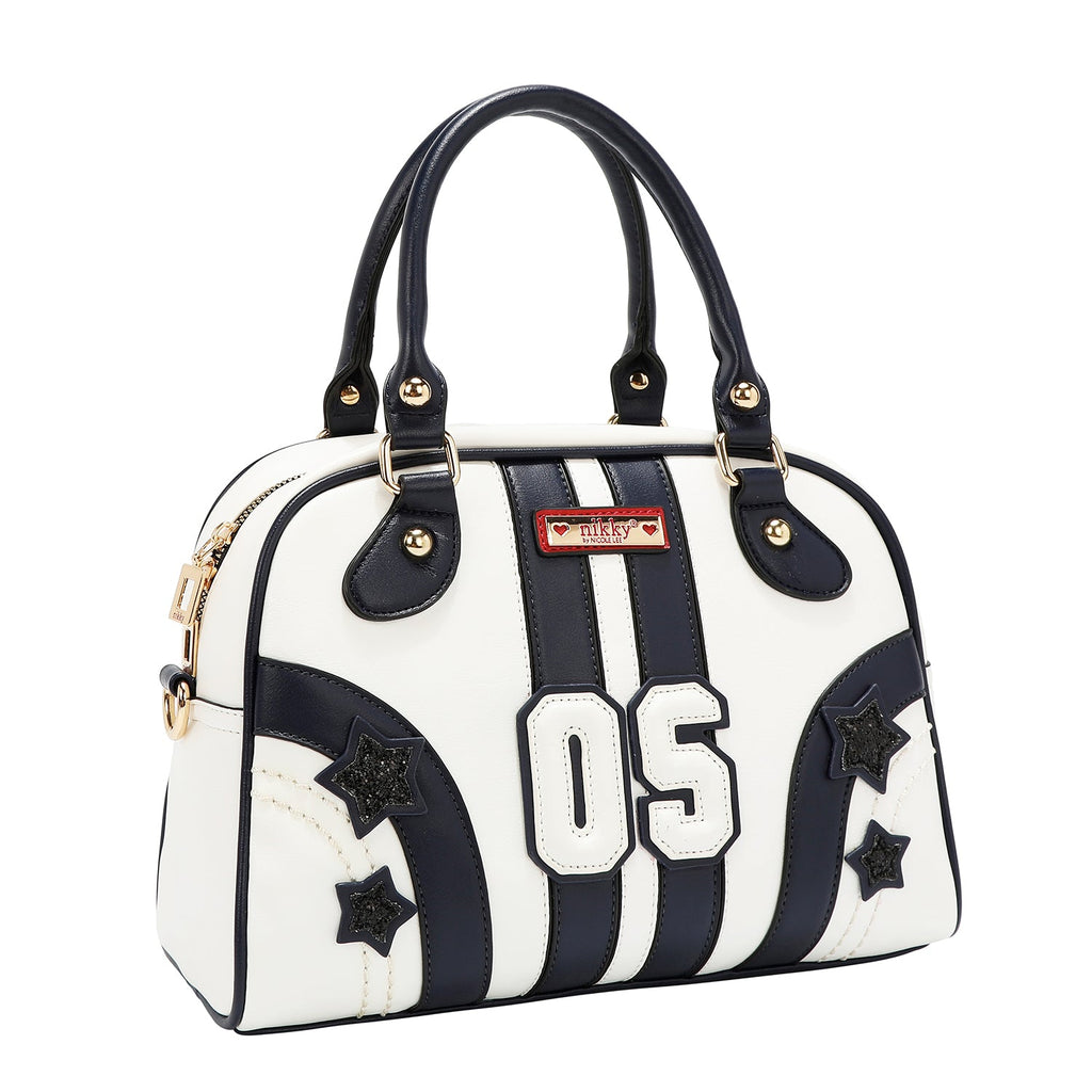 BOLSO DOMO VARSITY (BLANCO)
