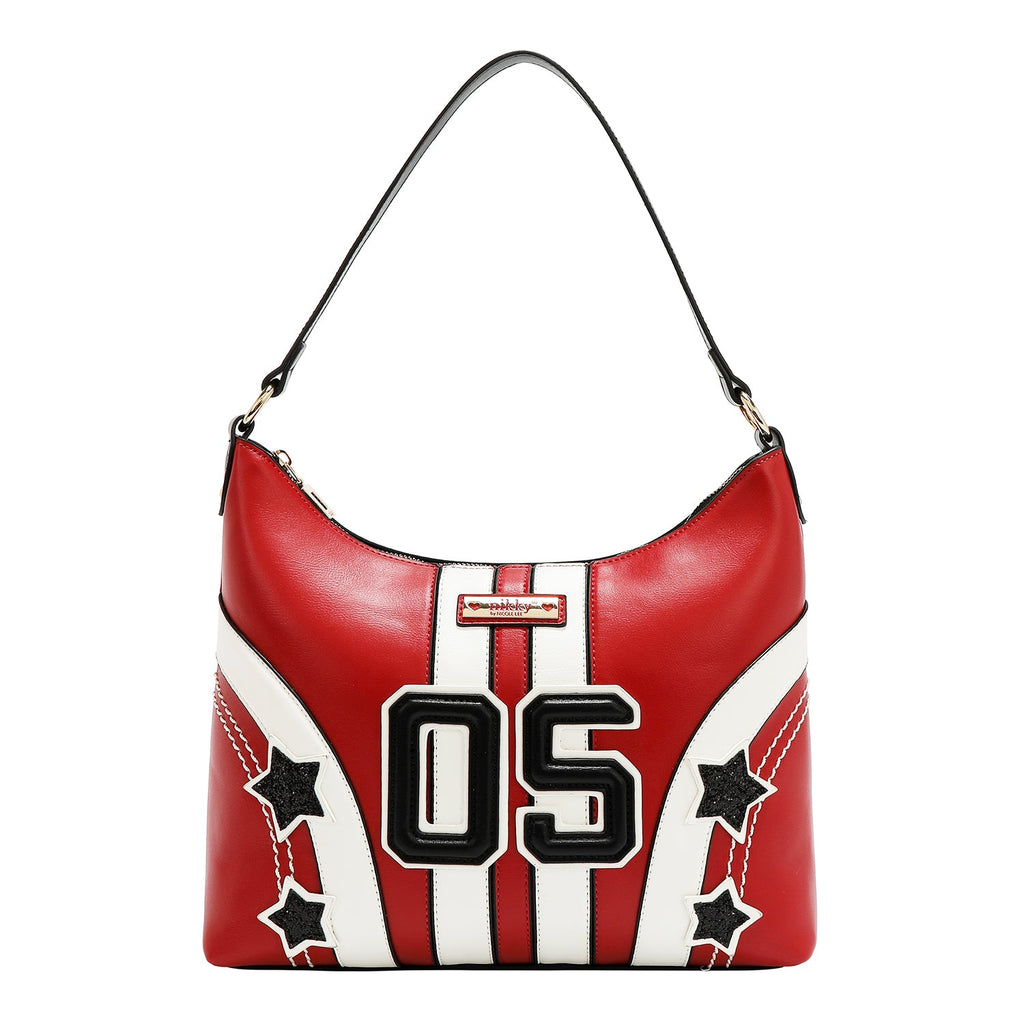 BOLSO TOTE VARSITY (ROJO)