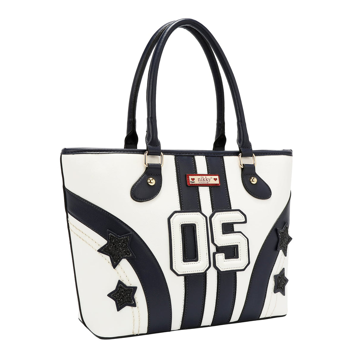 BOLSO SHOPPER VARSITY (BLANCO)