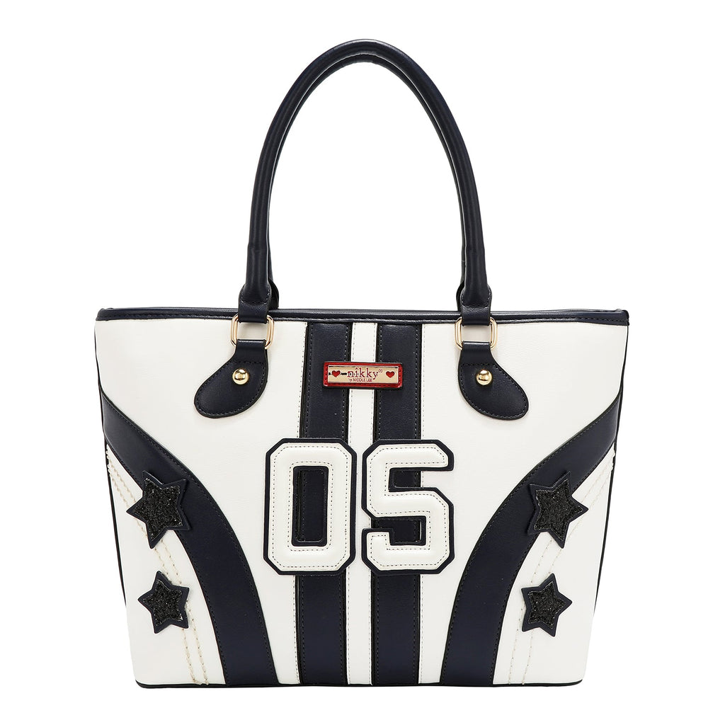 BOLSO SHOPPER VARSITY (BLANCO)