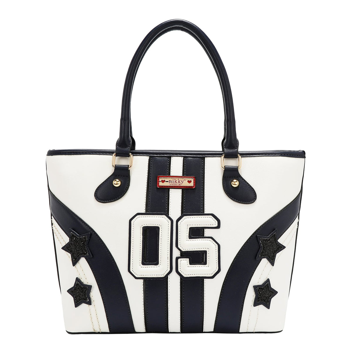 BOLSO SHOPPER VARSITY (BLANCO)