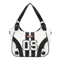 BOLSO HOBO VARSITY (BLANCO)