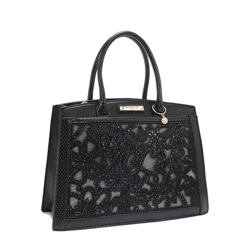 BOLSO CON ENCAJE (NEGRO)