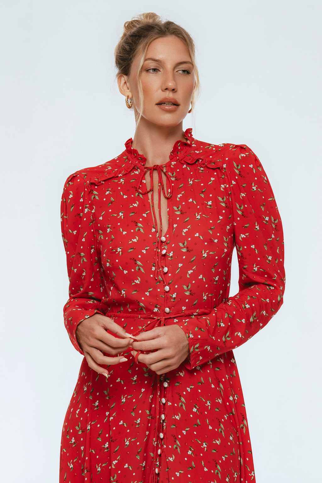 Poeme Long Sleeve Maxi Dress