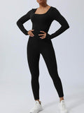 Twisted Backless Long Sleeve Jumpsuit for Women Fashion-0