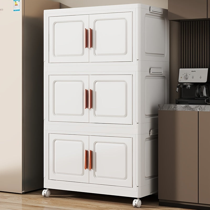 Transparent Storage Cabinet Magnetic Doors