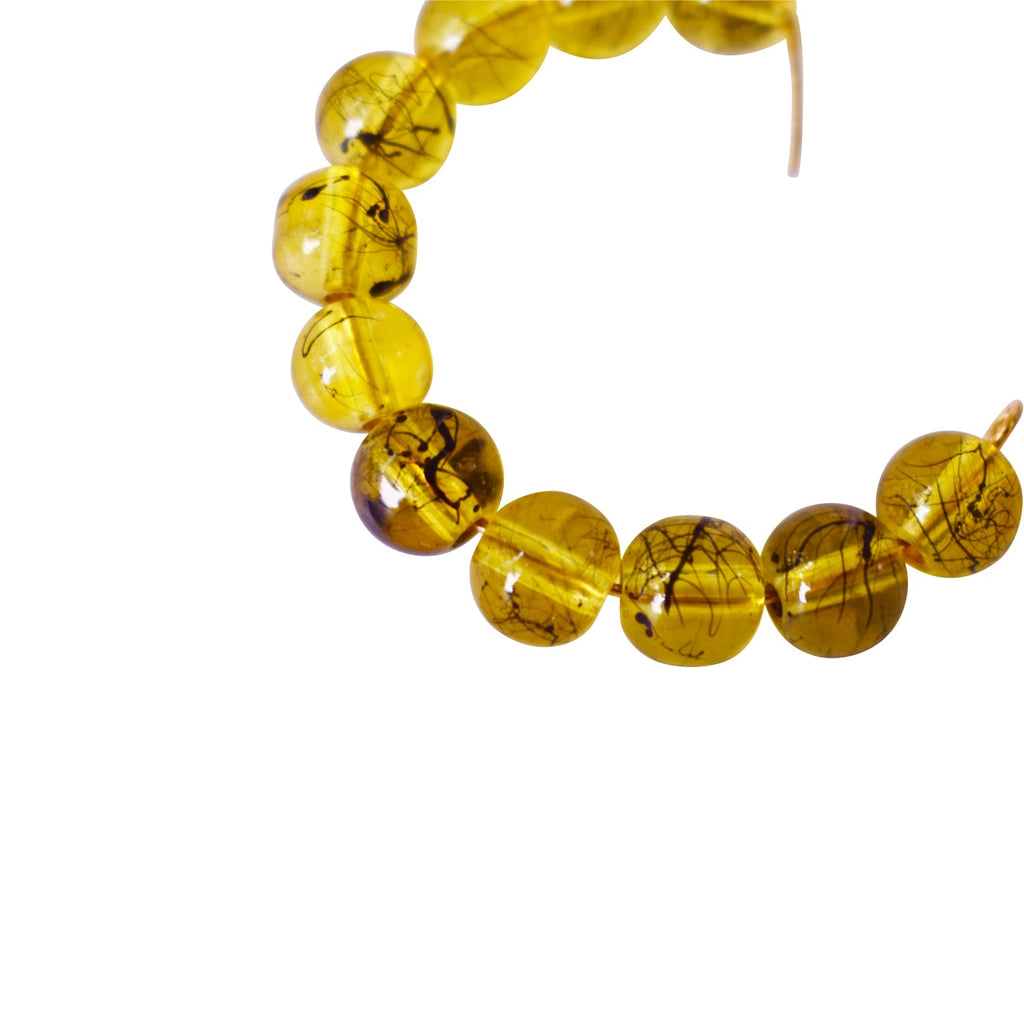 Bold Yellow Earrings, Fun Fashion Accessories, Vibrant Yellow Jewelry, Trendy Hoop Earrings | by lovedbynlanla-2